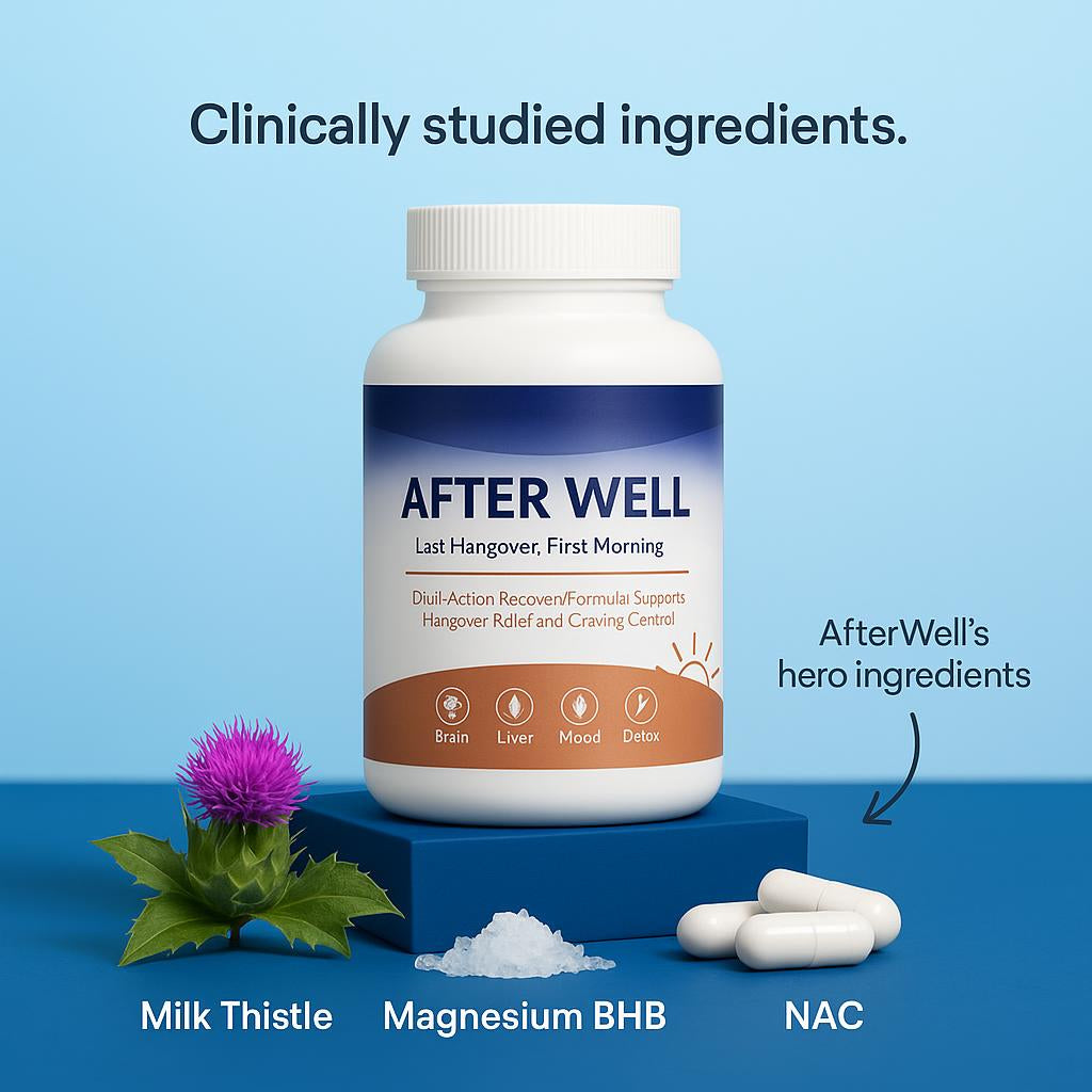 AfterWell Alcohol Support Capsules